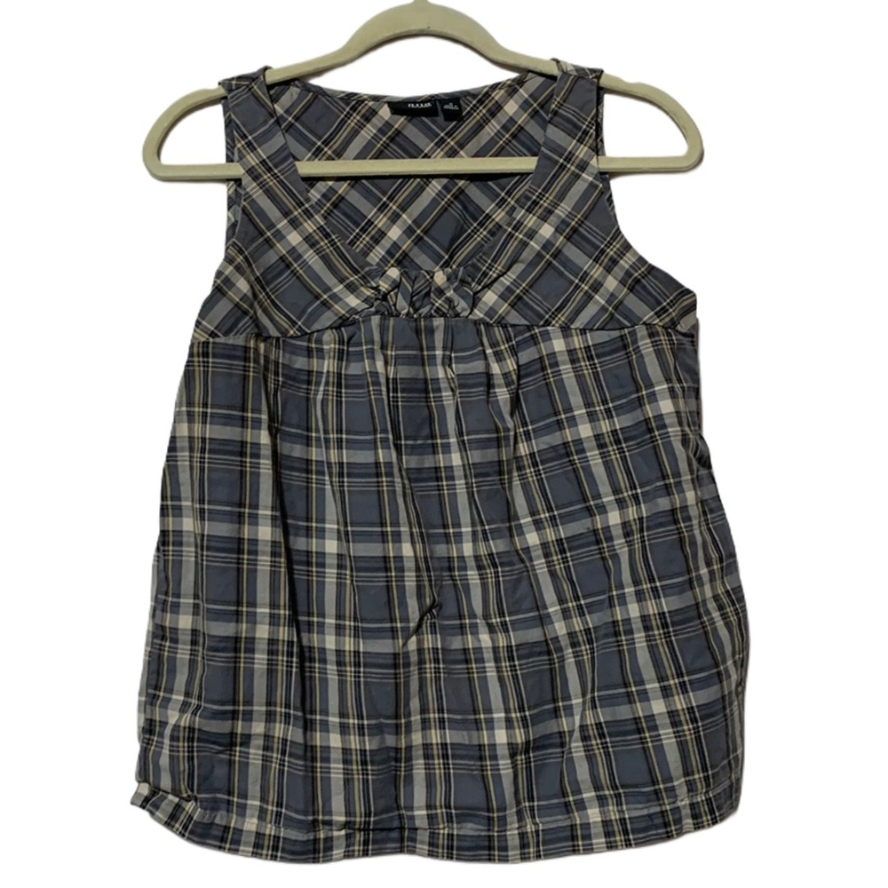 Y2K a.n.a Plaid baby doll Tank Top